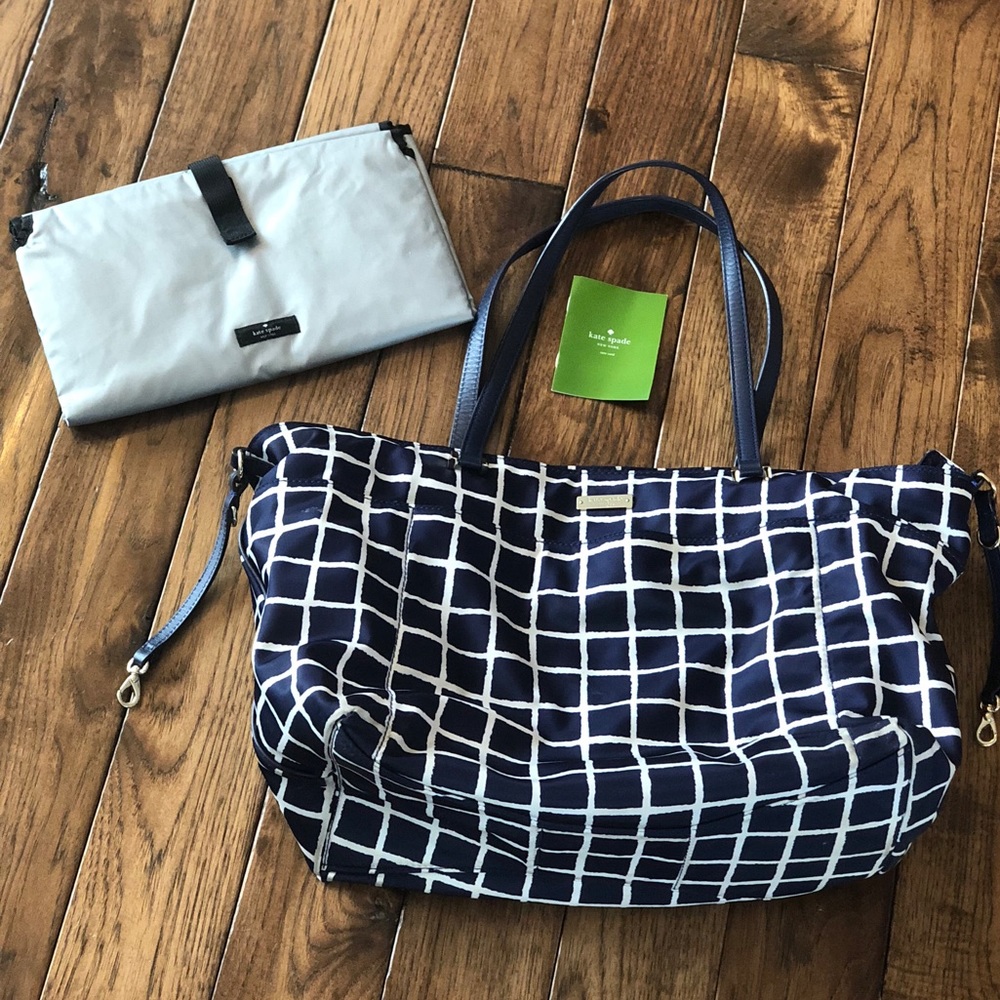 Kate Spade office/ diaper bag with changing mat